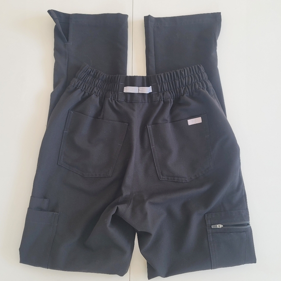 Figs High Waist Dowa Pants Black XXS - Picture 2 of 5